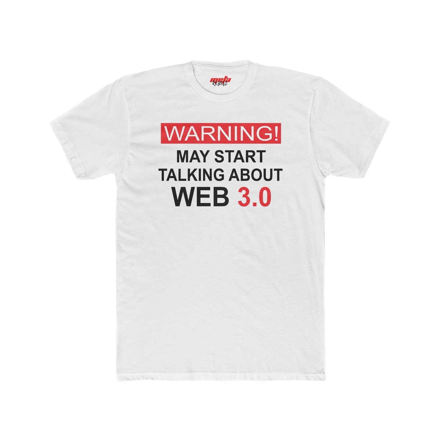 Warning Cotton Crew Tee