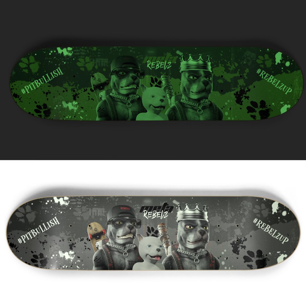 Slasher Skate Deck (Glow In The Dark)