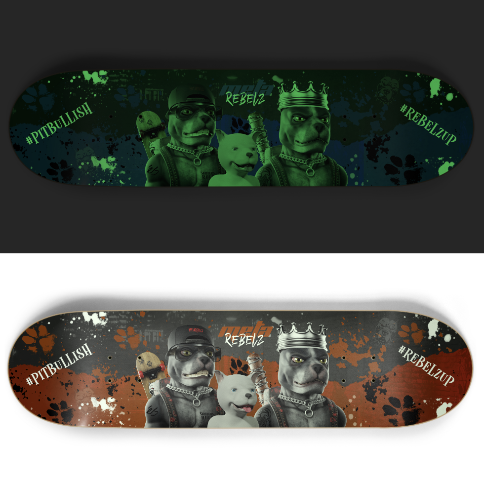 Slasher Skate Deck (Glow In The Dark)