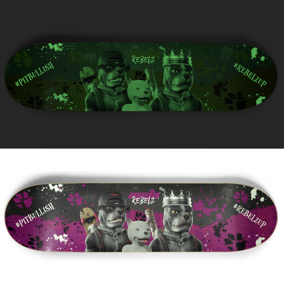 Slasher Skate Deck (Glow In The Dark)